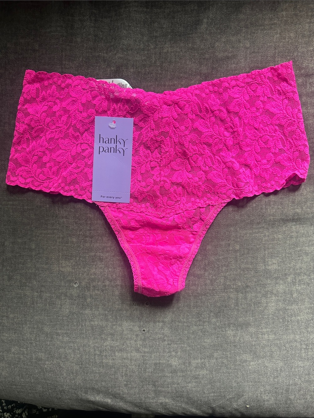 Hanky Panky Bright Pink Retro Thong
